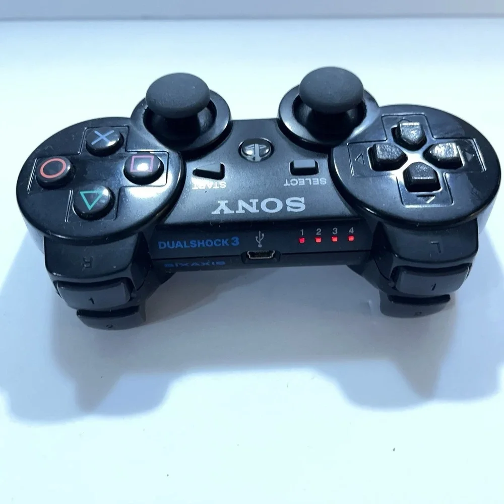Sony PlayStation 3 PS3 Wireless Black Official OEM Controller CECHZC2U Tested
